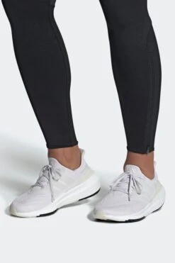 Adidas White Performance Ultraboost Light Trainers