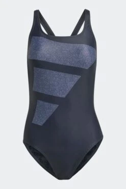 Adidas Black Performance Swim Big Bars Graphic Swimsuit-Negro -Tienda Barata Deporte D34270