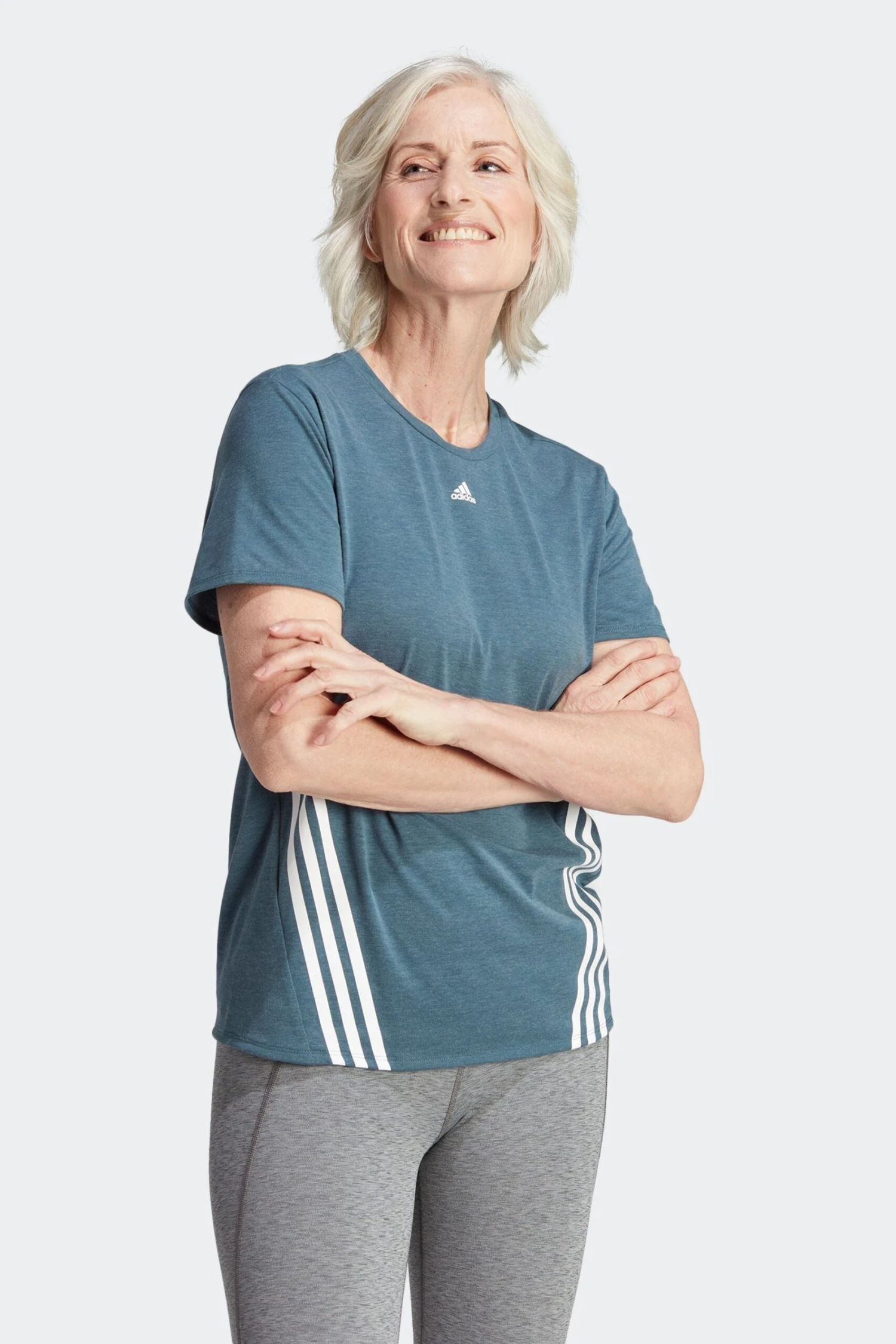 Adidas Black Performance Train Icons 3-stripes T-Shirt-Negro 1 Adidas Black Performance Train Icons 3-stripes T-Shirt-Negro