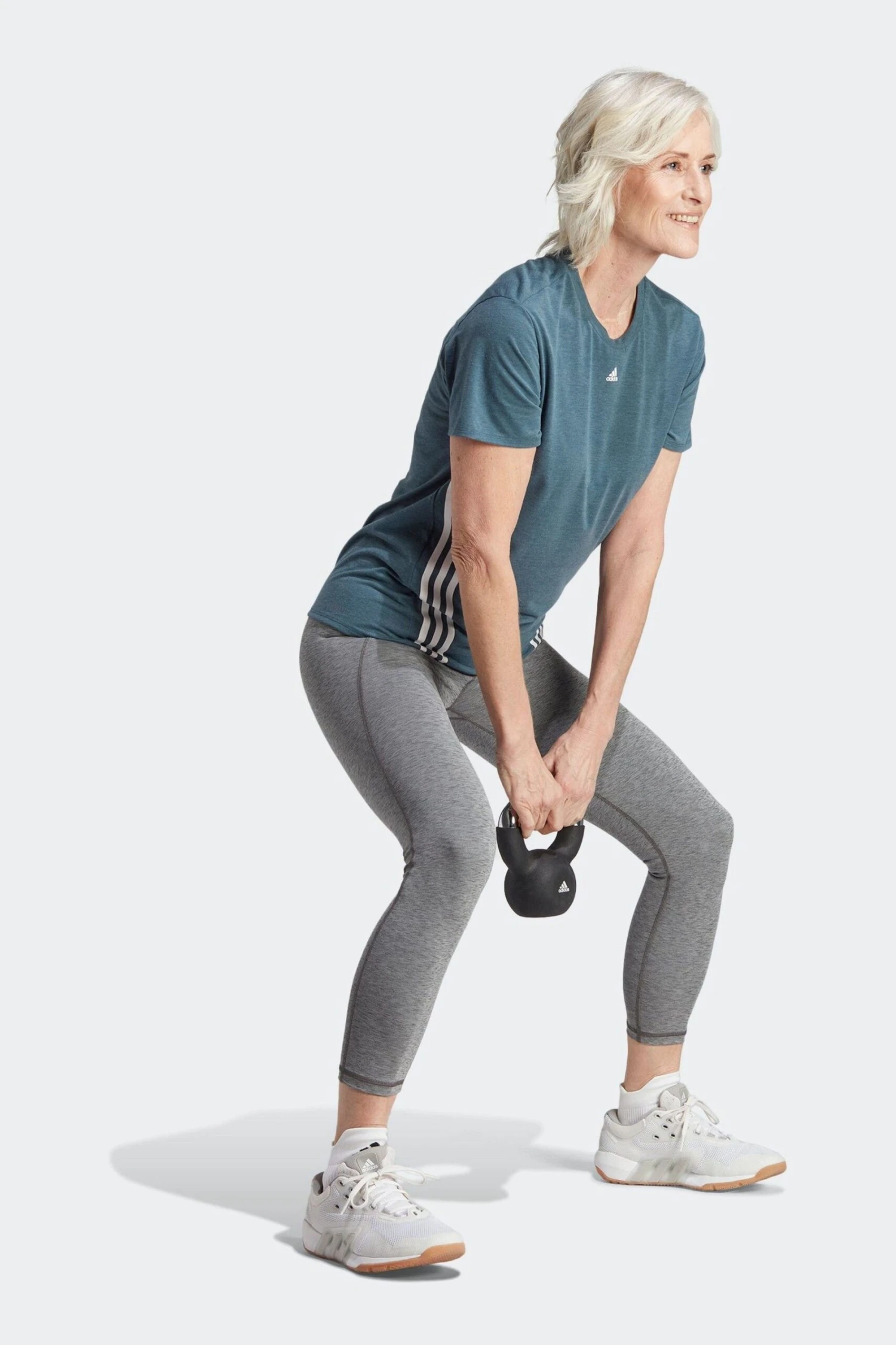 Adidas Black Performance Train Icons 3-stripes T-Shirt-Negro 3 Adidas Black Performance Train Icons 3-stripes T-Shirt-Negro - Imagen 3