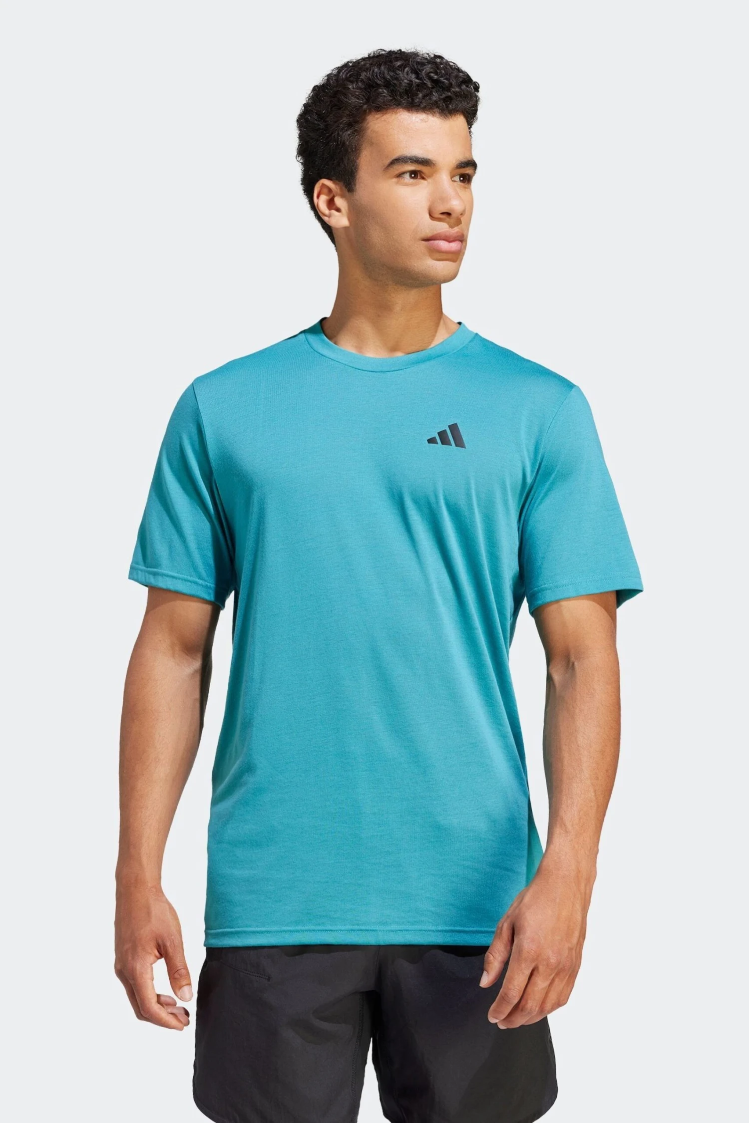 Adidas Green Performance Train Essentials Feelready Training T-Shirt 1 Adidas Green Performance Train Essentials Feelready Training T-Shirt