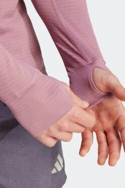 Adidas Pink Performance Own The Run Long-Sleeve Top -Tienda Barata Deporte D34732s6