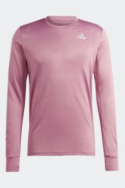 Adidas Pink Performance Own The Run Long-Sleeve Top -Tienda Barata Deporte D34732s7