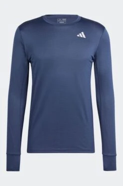 Adidas Blue Performance Own The Run Long-Sleeve Top -Tienda Barata Deporte D34733