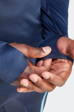 Adidas Blue Performance Own The Run Long-Sleeve Top -Tienda Barata Deporte D34733s5