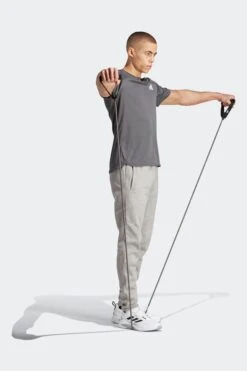 Adidas Grey Performance Game And Go Small Logo Training Tapered Joggers 9 Adidas Grey Performance Game And Go Small Logo Training Tapered Joggers -Tienda Barata Deporte D34773s3