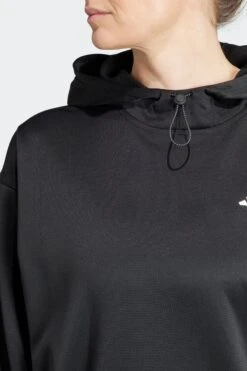 Adidas Black Performance Training Hooded Sweat Top-Negro -Tienda Barata Deporte D34790s5