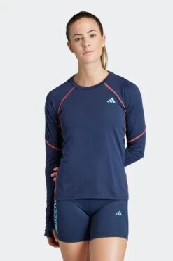 Adidas Blue Performance Running T-Shirt