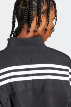 Adidas Black Sportswear Future Icons 3-Stripes 1/4-Zip Sweatshirt 13 Adidas Black Sportswear Future Icons 3-Stripes 1/4-Zip Sweatshirt -Tienda Barata Deporte D36593s6