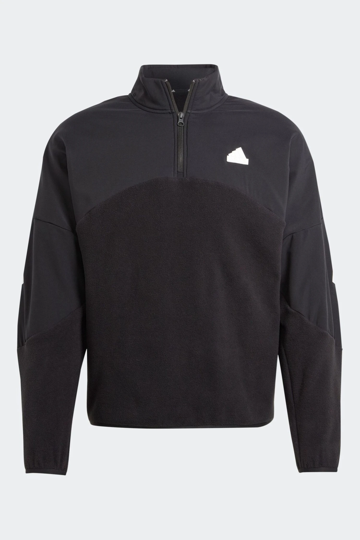 Adidas Black Sportswear Future Icons 3-Stripes 1/4-Zip Sweatshirt 7 Adidas Black Sportswear Future Icons 3-Stripes 1/4-Zip Sweatshirt - Imagen 7