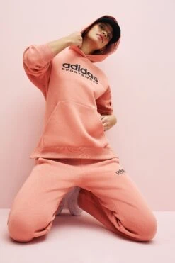 Adidas Purple Sportswear All Szn Fleece Graphic Hoodie-Morado