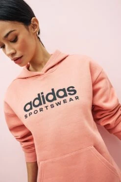 Adidas Purple Sportswear All Szn Fleece Graphic Hoodie-Morado -Tienda Barata Deporte D36614s5