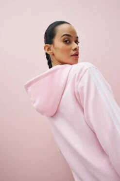 Adidas Brown Regular Sportswear Essentials 3-Stripes French Terry Full-Zip Hoodie-Marrón -Tienda Barata Deporte D36709s4