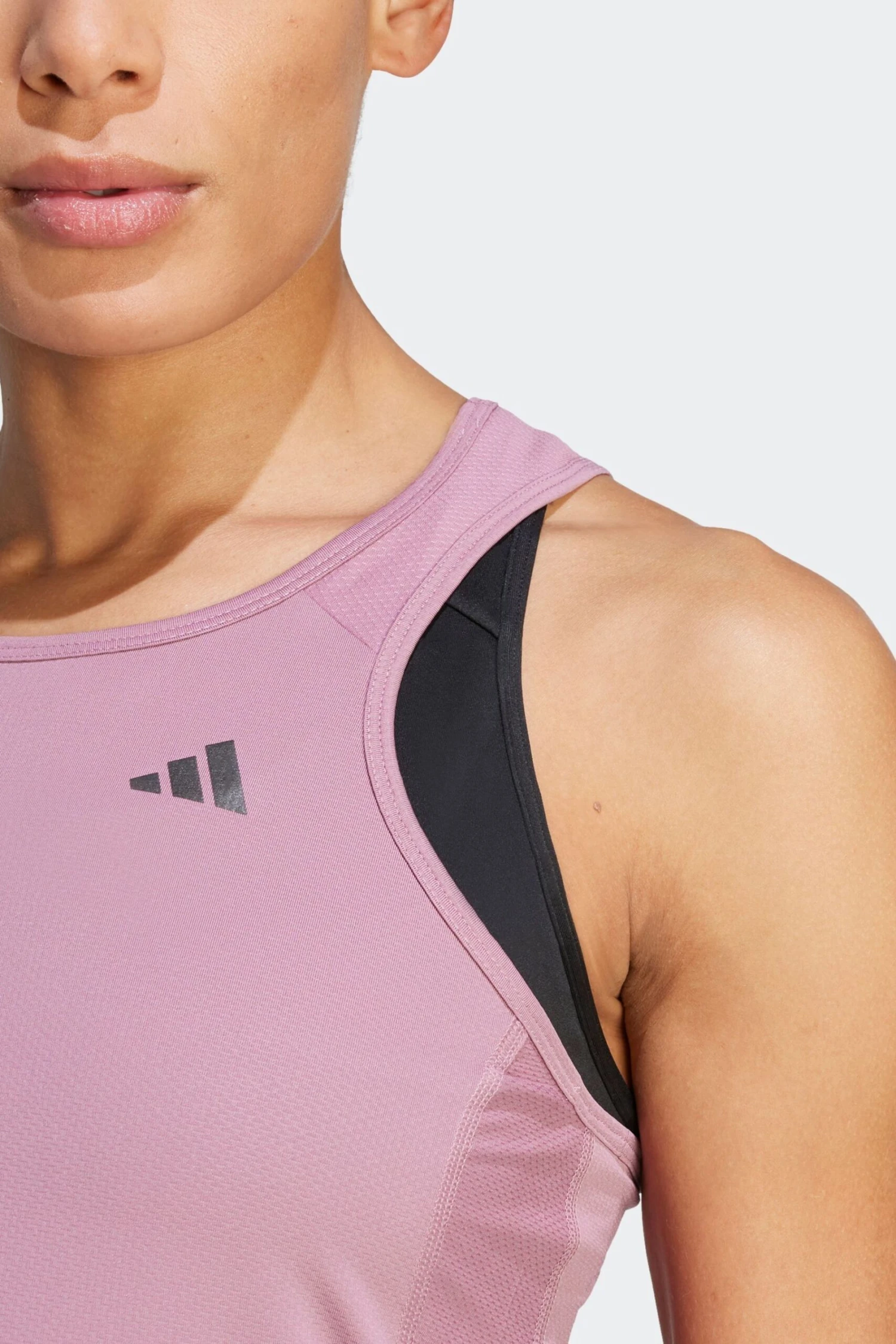Adidas Pink Performance Running Own The Run Vest Top 6 Adidas Pink Performance Running Own The Run Vest Top - Imagen 6