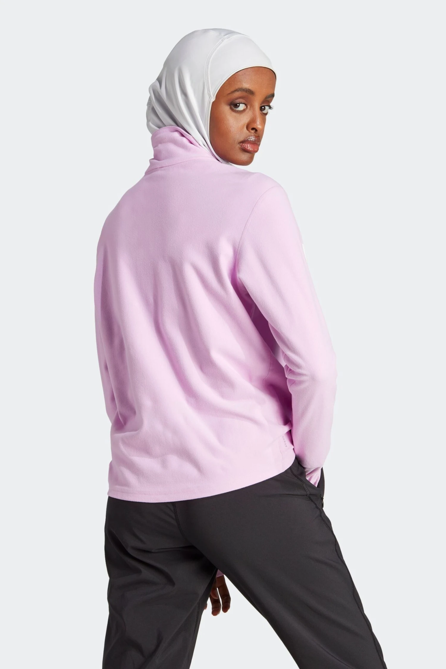 Adidas Purple Performance Running Own The Run 1/2 Zip Sweatshirt 2 Adidas Purple Performance Running Own The Run 1/2 Zip Sweatshirt - Imagen 2