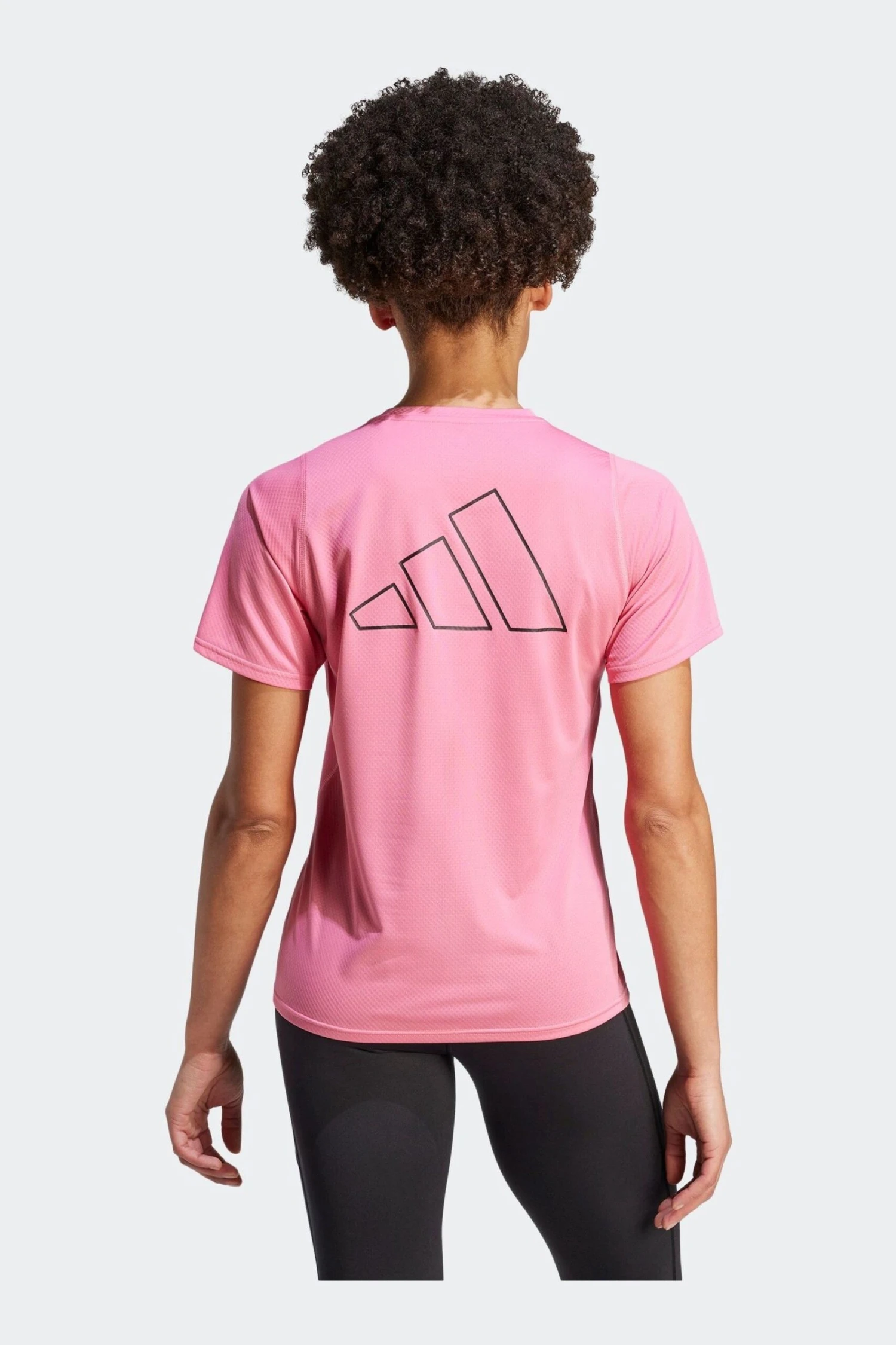 Adidas Blue Performance Running Short Sleeve T-Shirt-Azul 2 Adidas Blue Performance Running Short Sleeve T-Shirt-Azul - Imagen 2