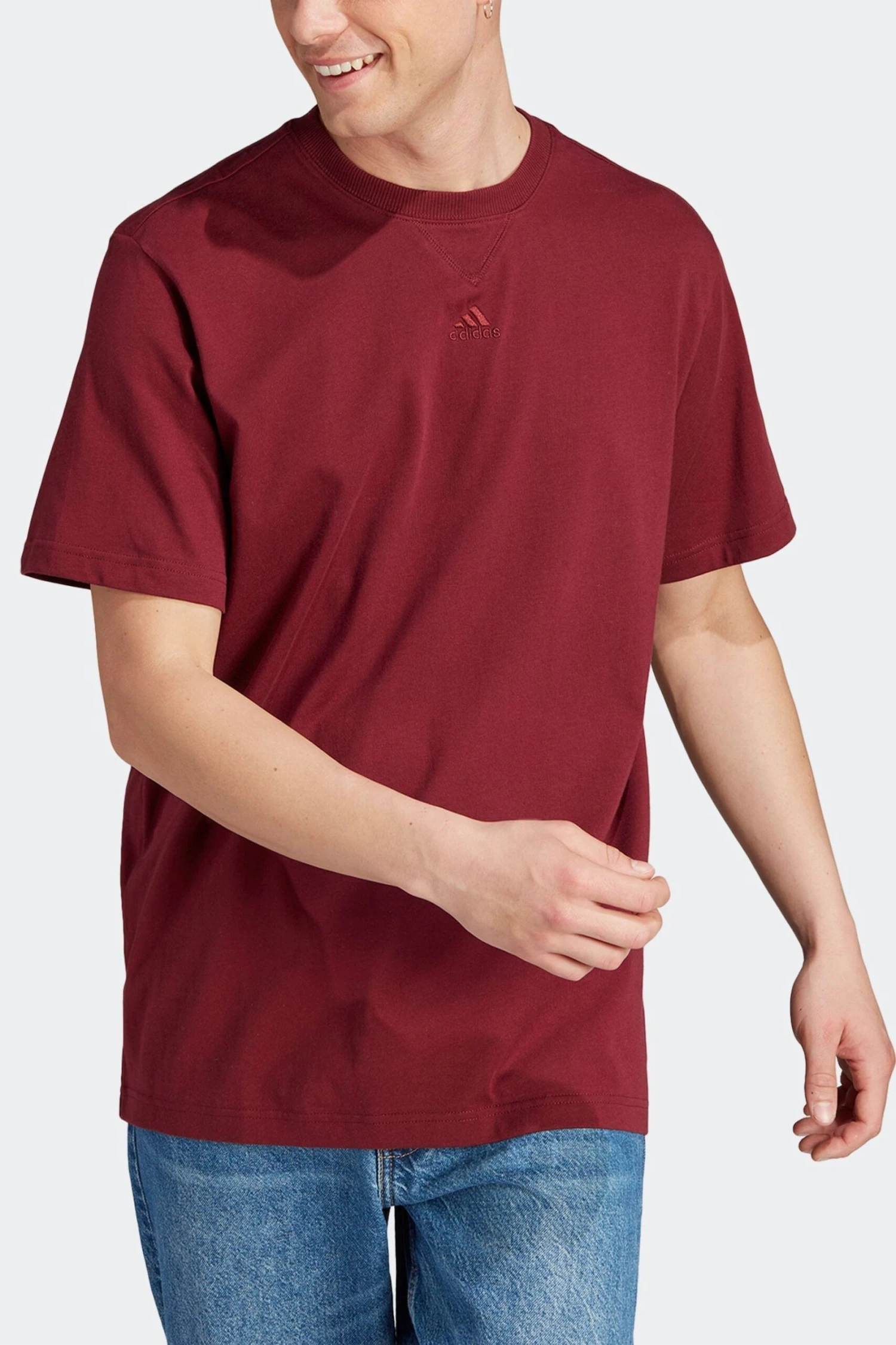 Adidas Red Sportswear ALL SZN T-Shirt 1 Adidas Red Sportswear ALL SZN T-Shirt