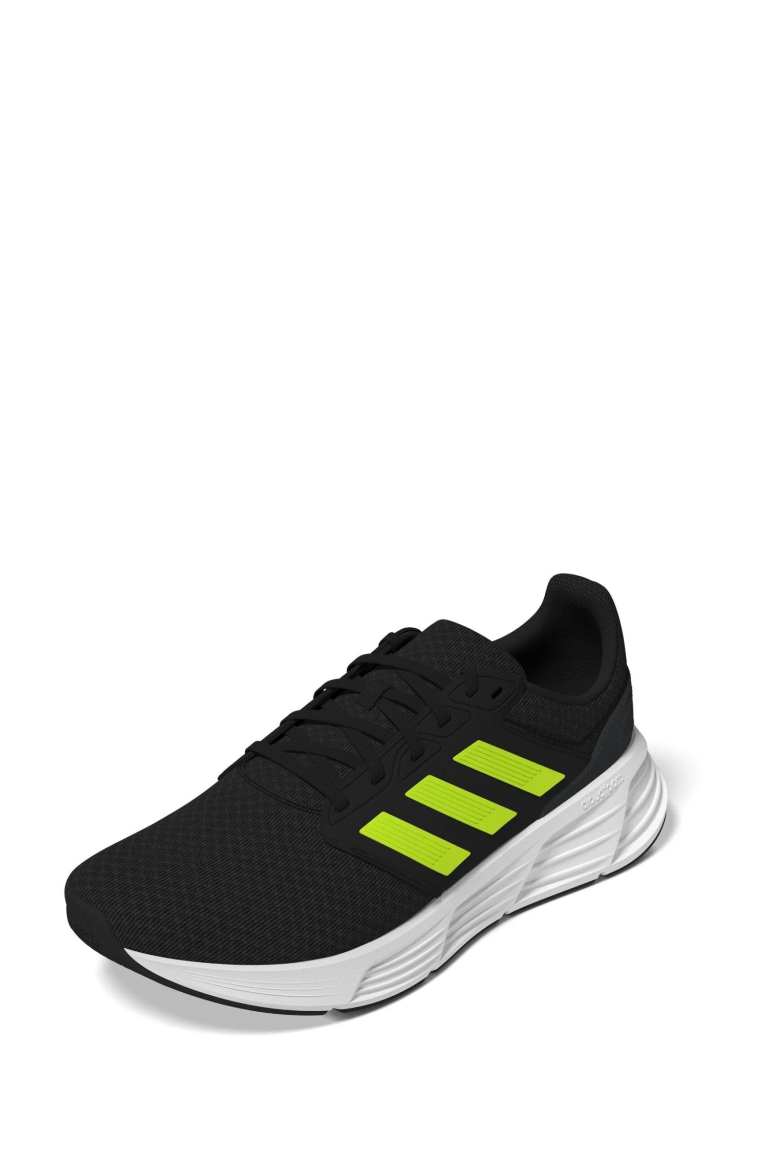 Adidas Black/Lime Galaxy 6 Trainers 2 Adidas Black/Lime Galaxy 6 Trainers - Imagen 2