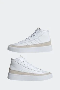 Adidas White Znsored HI Prem Leather Trainers -Tienda Barata Deporte D37589s5