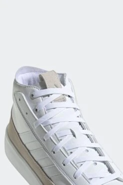 Adidas White Znsored HI Prem Leather Trainers -Tienda Barata Deporte D37589s8