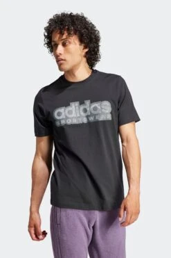Adidas Black Sportswear Tiro Graphic T-Shirt