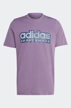 Adidas Purple Sportswear Tiro Graphic T-Shirt -Tienda Barata Deporte D38216