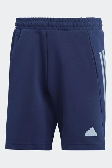 Adidas Blue Sportswear Future Icons 3-Stripes Shorts 3 Adidas Blue Sportswear Future Icons 3-Stripes Shorts - Imagen 3