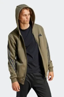 Adidas Green Sportswear Future Icons 3-Stripes Full-Zip Hoodie -Tienda Barata Deporte D38945s3