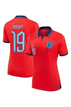 Nike Red Mount - 19 England Womens Away Stadium Football Shirt 2022 -Tienda Barata Deporte D40178