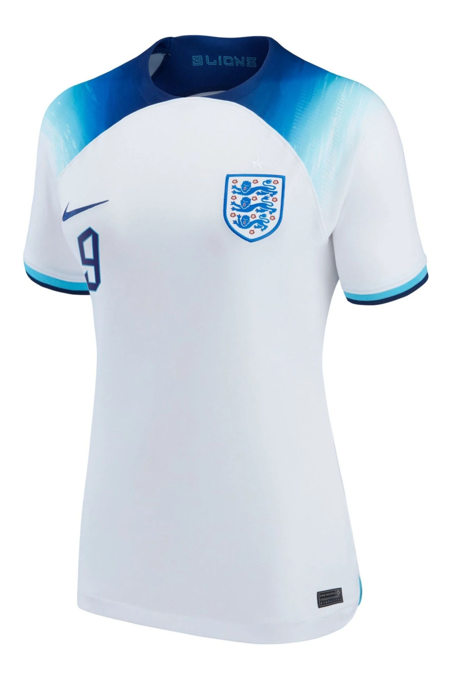 Nike White Blank England Womens Home Stadium Football Shirt 2022 2 Nike White Blank England Womens Home Stadium Football Shirt 2022 - Imagen 2