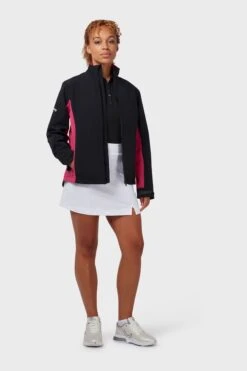 Callaway Apparel Ladies Callaway Golf Liberty Iv Black Waterproof Jacket -Tienda Barata Deporte D42817s4