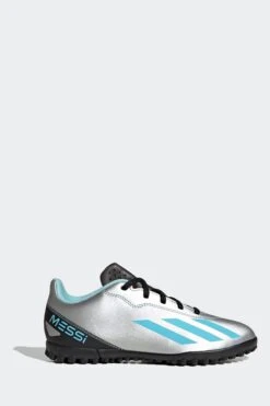 Adidas Silver Adult X Crazyfast Messi.3 Turf Boots