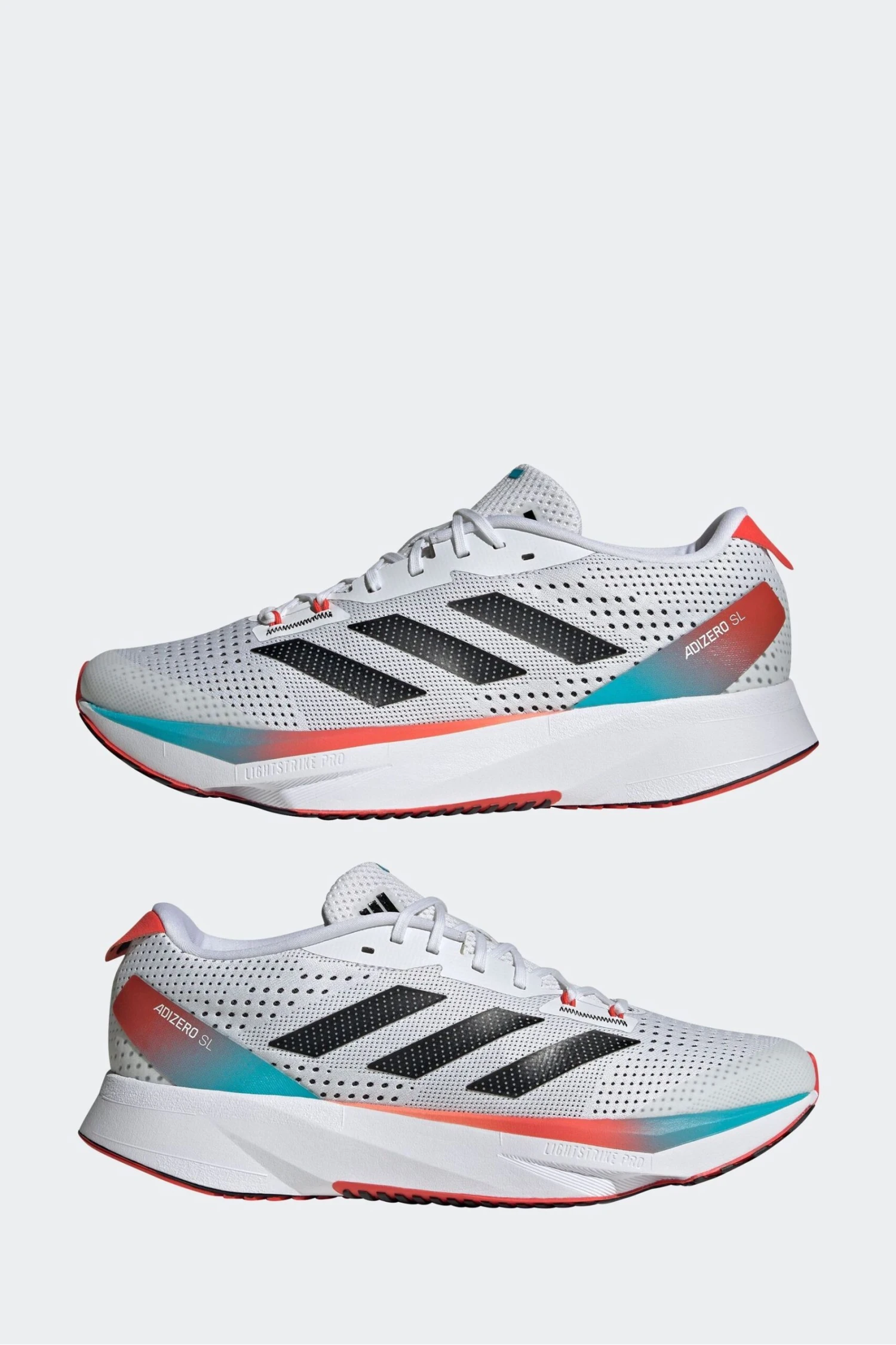 Adidas White Performance Adizero Running Trainers 5 Adidas White Performance Adizero Running Trainers - Imagen 5