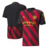 Puma Red Manchester City Away Authentic Football Shirt 2022-23