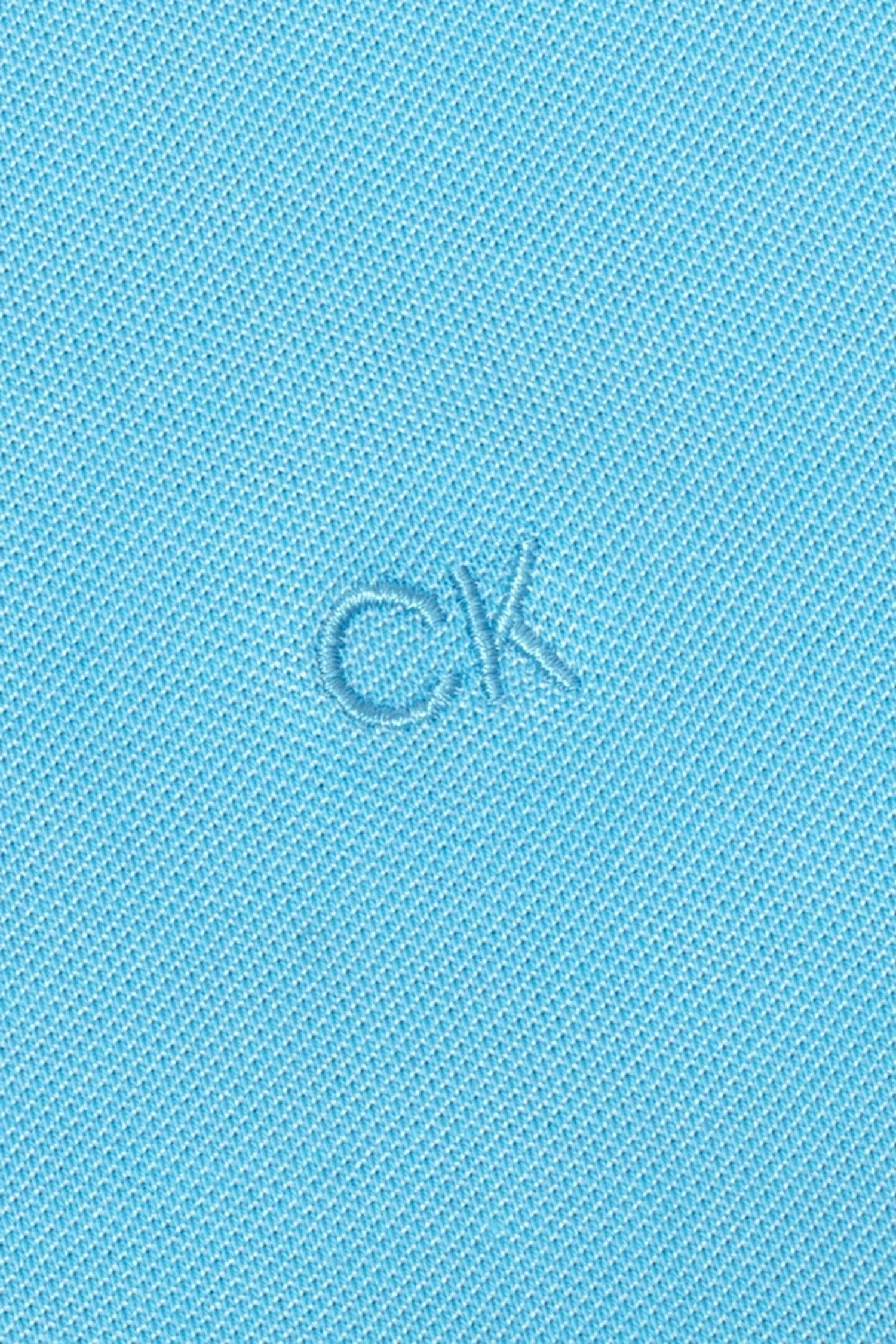 Calvin Klein Golf Blue Sleeve Less Performance Cotton Pique Polo 7 Calvin Klein Golf Blue Sleeve Less Performance Cotton Pique Polo - Imagen 7