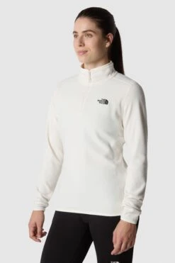 The North Face Glacier Quarter Zip Fleece-Negro
