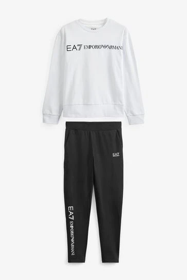 EA7 Womens Crew Neck Tracksuit-Negro 6 EA7 Womens Crew Neck Tracksuit-Negro - Imagen 6