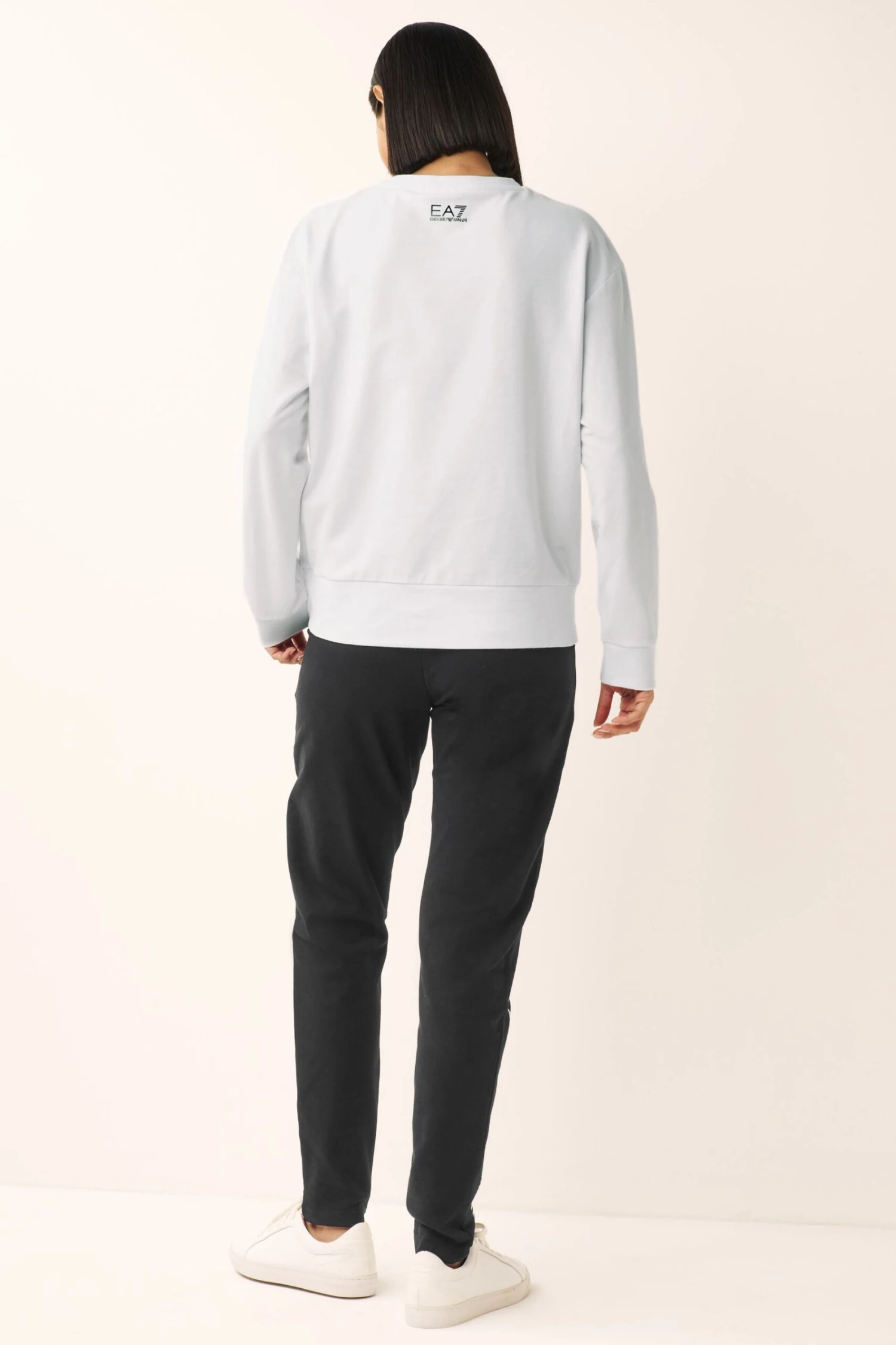 EA7 Womens Crew Neck Tracksuit-Negro 2 EA7 Womens Crew Neck Tracksuit-Negro - Imagen 2