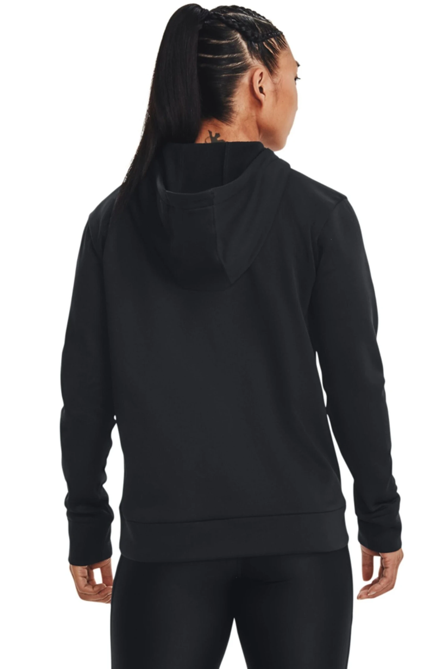 Under Armour Fleece Black Hoodie 2 Under Armour Fleece Black Hoodie - Imagen 2