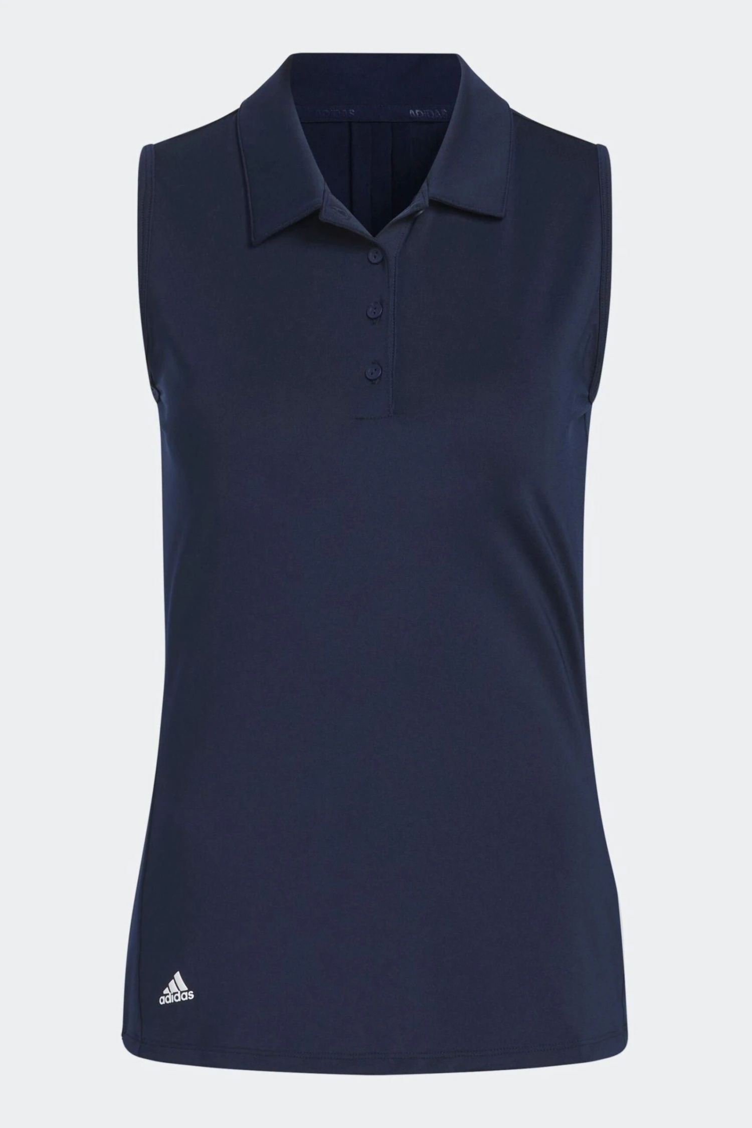 Adidas Golf Ultimate365 Solid Sleeveless Polo Shirt-Amarillo Limón 7 Adidas Golf Ultimate365 Solid Sleeveless Polo Shirt-Amarillo Limón - Imagen 7