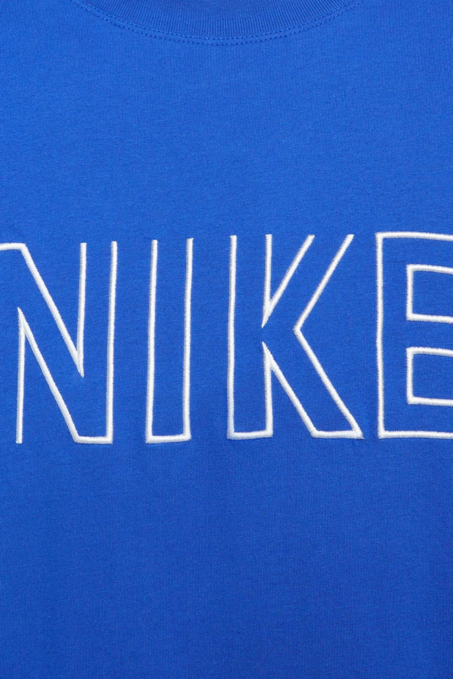 Nike Blue Oversized Embroided Logo T-Shirt-Azul 6 Nike Blue Oversized Embroided Logo T-Shirt-Azul - Imagen 6