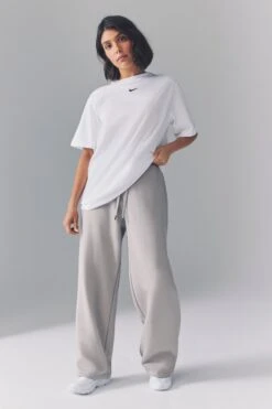 Nike Black Oversized Mini Swoosh T-Shirt-Negro -Tienda Barata Deporte D60133s3