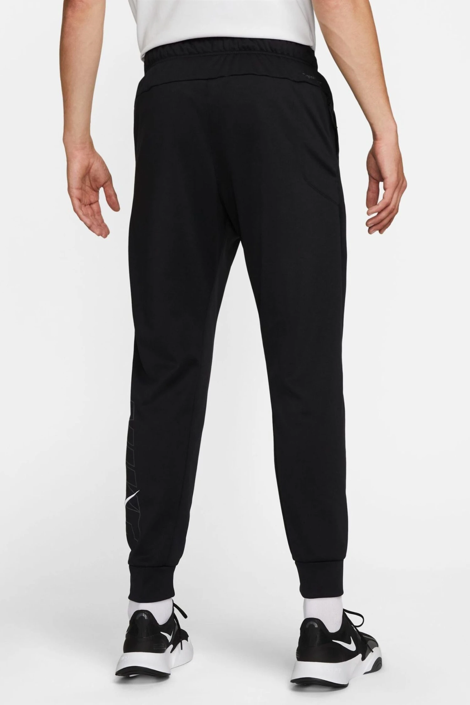 Nike Black Therma-FIT Tapered Fitness Joggers-Negro 2 Nike Black Therma-FIT Tapered Fitness Joggers-Negro - Imagen 2