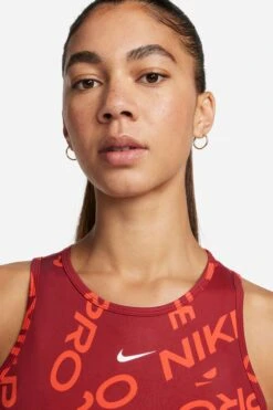 Nike Black Pro Crop All Over Print Tank-Negro -Tienda Barata Deporte D60502s4