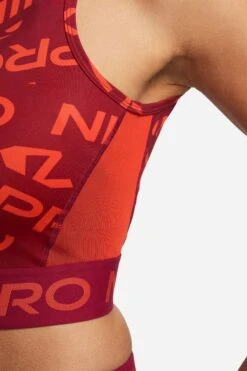 Nike Black Pro Crop All Over Print Tank-Negro -Tienda Barata Deporte D60502s5