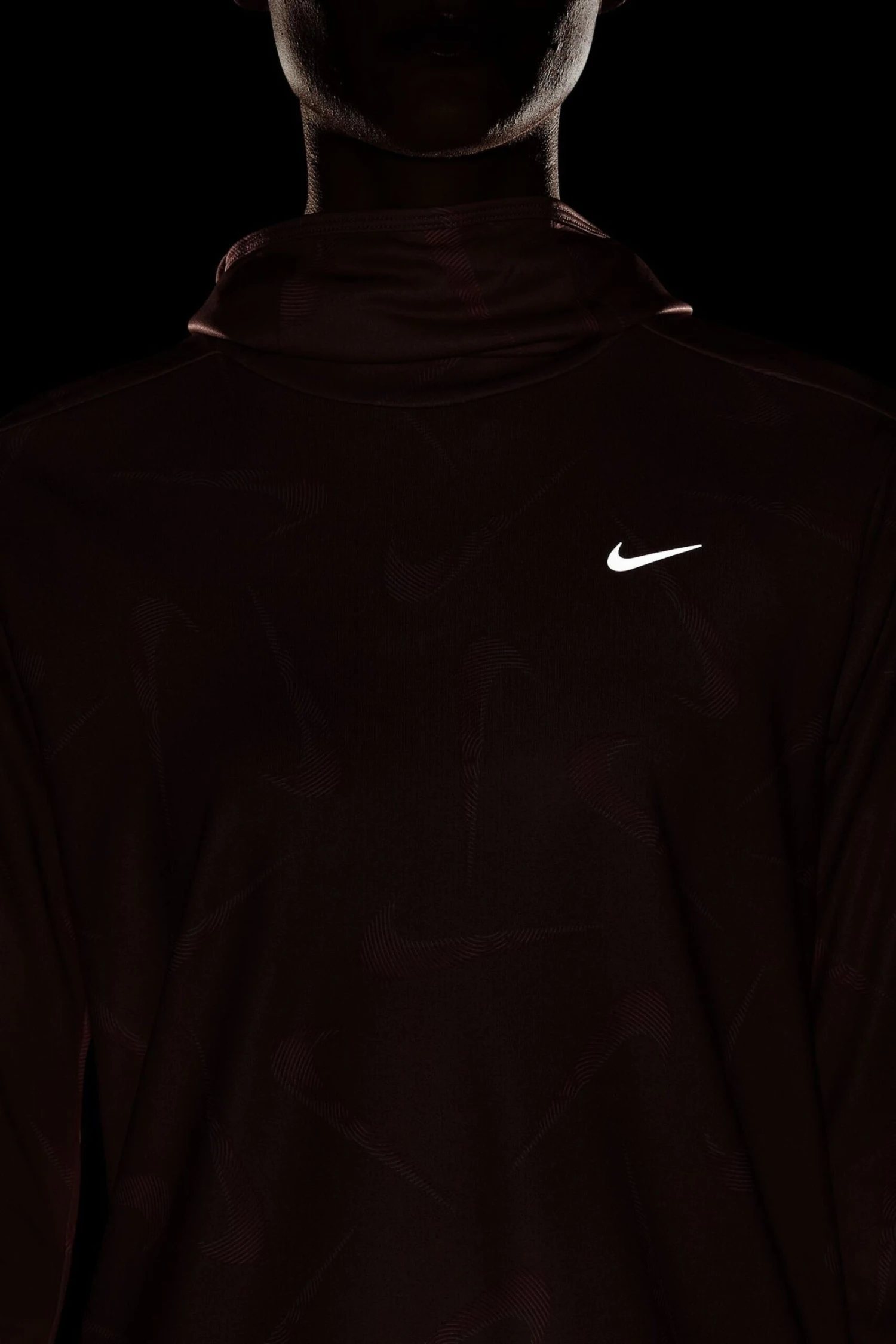 Nike Pink Swoosh Print Pacer Hooded Jacket 4 Nike Pink Swoosh Print Pacer Hooded Jacket - Imagen 4