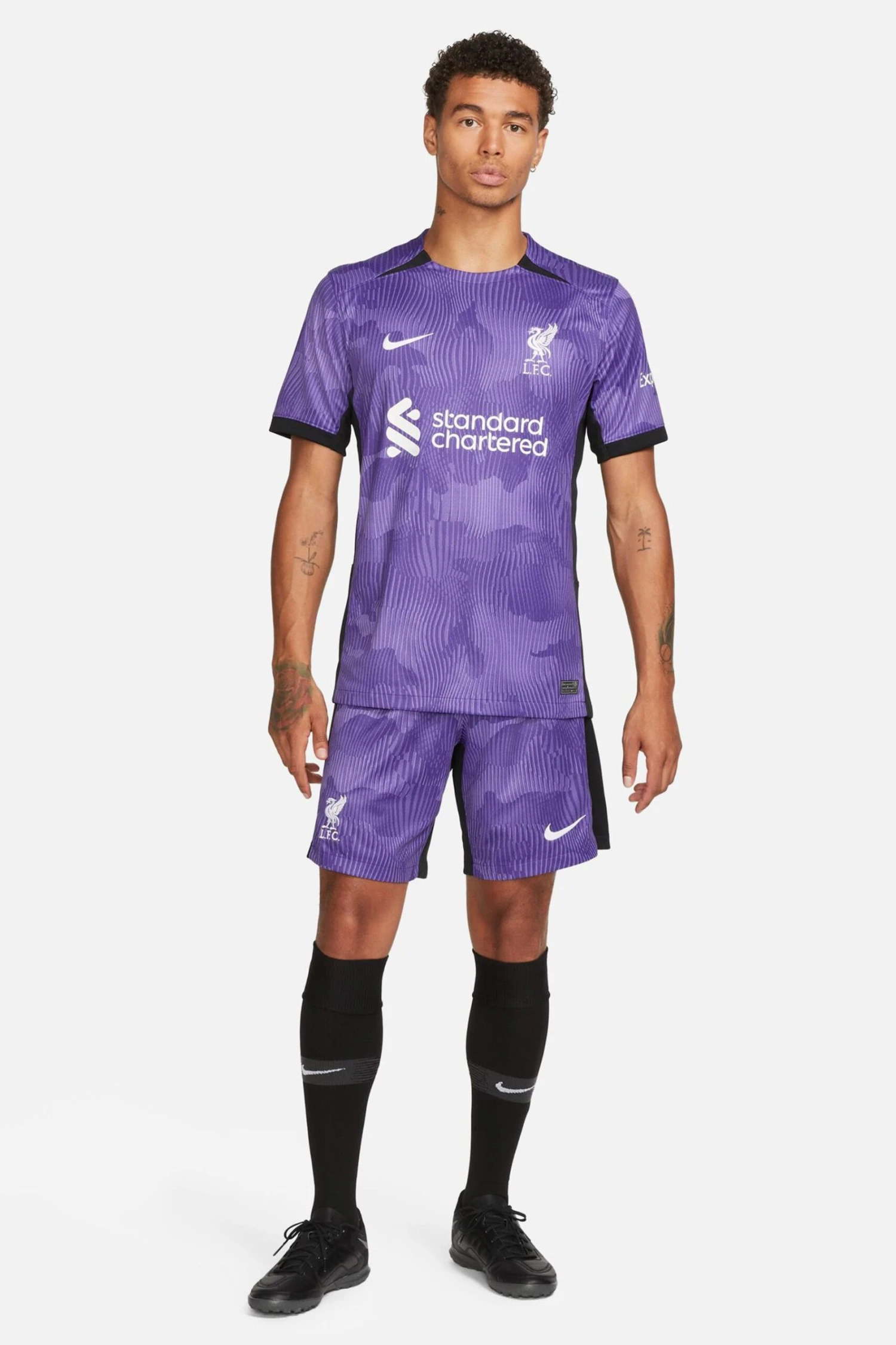 Nike Purple Liverpool FC Stadium 23/24 Third Football Shirt 2 Nike Purple Liverpool FC Stadium 23/24 Third Football Shirt - Imagen 2