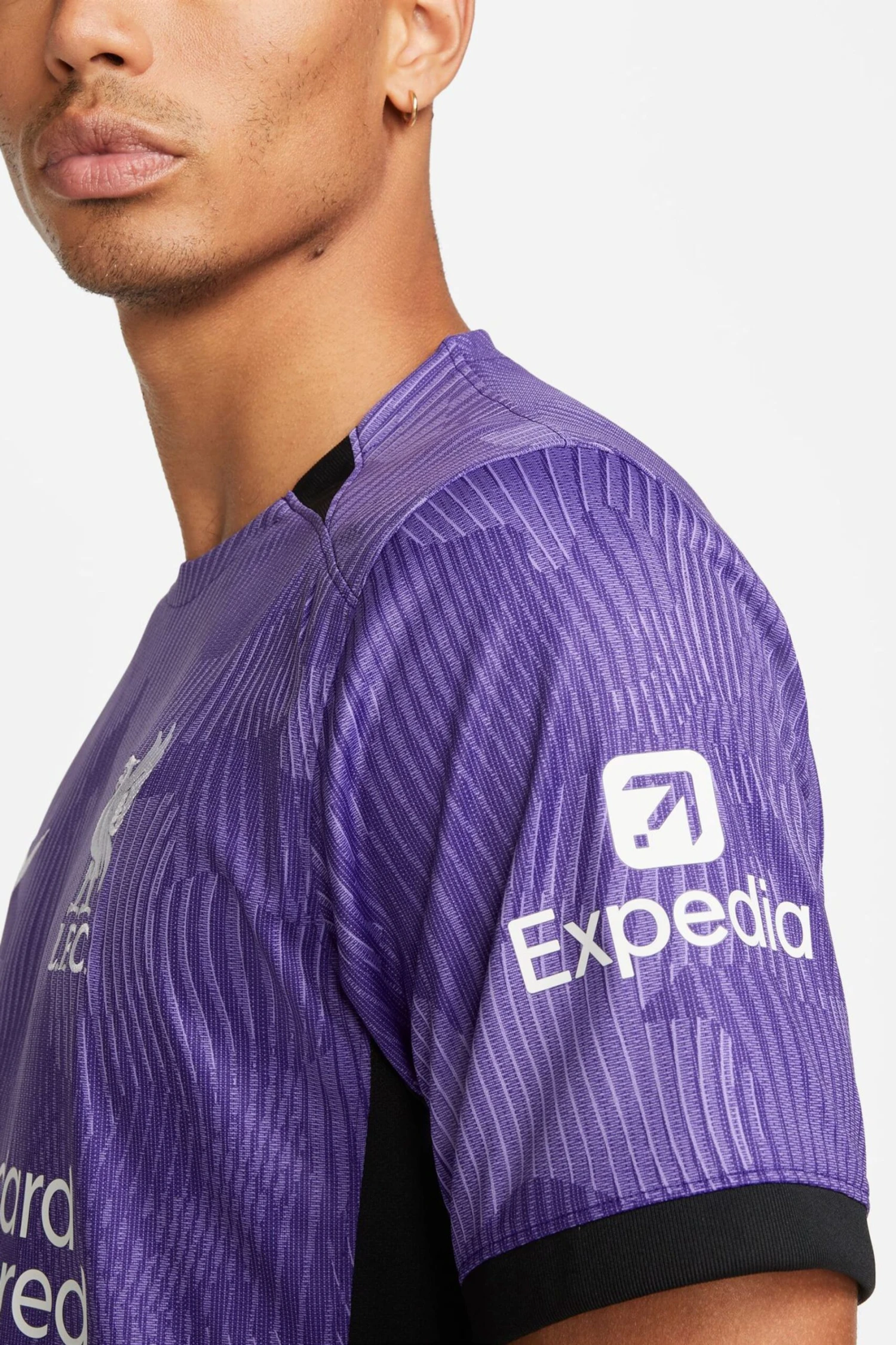 Nike Purple Liverpool FC Stadium 23/24 Third Football Shirt 5 Nike Purple Liverpool FC Stadium 23/24 Third Football Shirt - Imagen 5