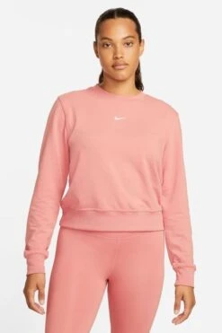 Nike Mint Green Dri-FIT One Long-Sleeved Crew-Neck Top-Verde Menta -Tienda Barata Deporte D60687