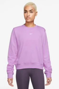 Nike Mint Green Dri-FIT One Long-Sleeved Crew-Neck Top-Verde Menta -Tienda Barata Deporte D60688